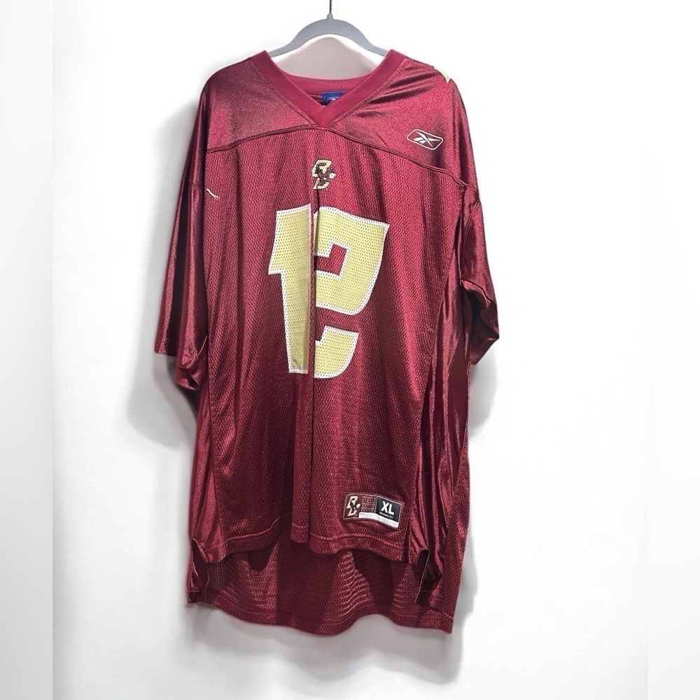 Reebok Maroon 12 Matt Ryan Boston College Authentic Jersey XL